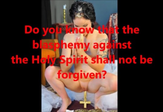 angel6caido666 - Pleasure is a sin Do you know the blasphemy against the Holy Spirit shall ni be...