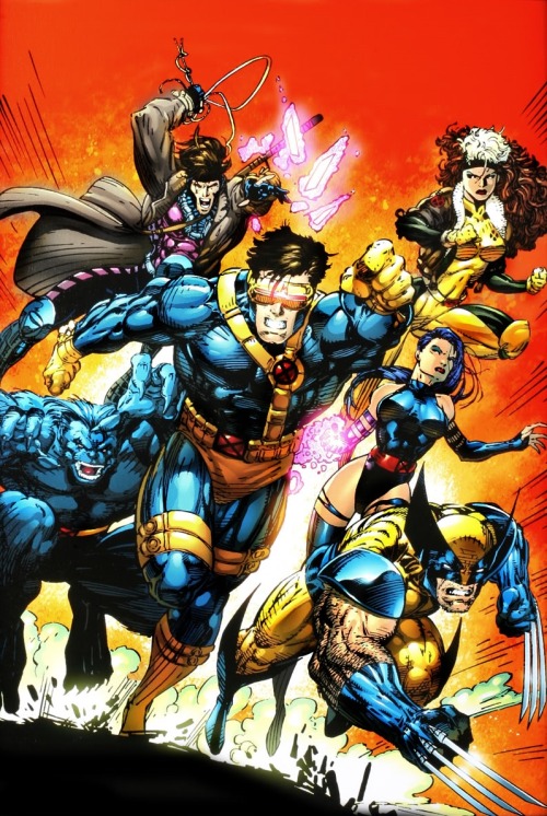 comicsforever - The X-Men // artwork by Jim Lee (1992)X-Men Blue...