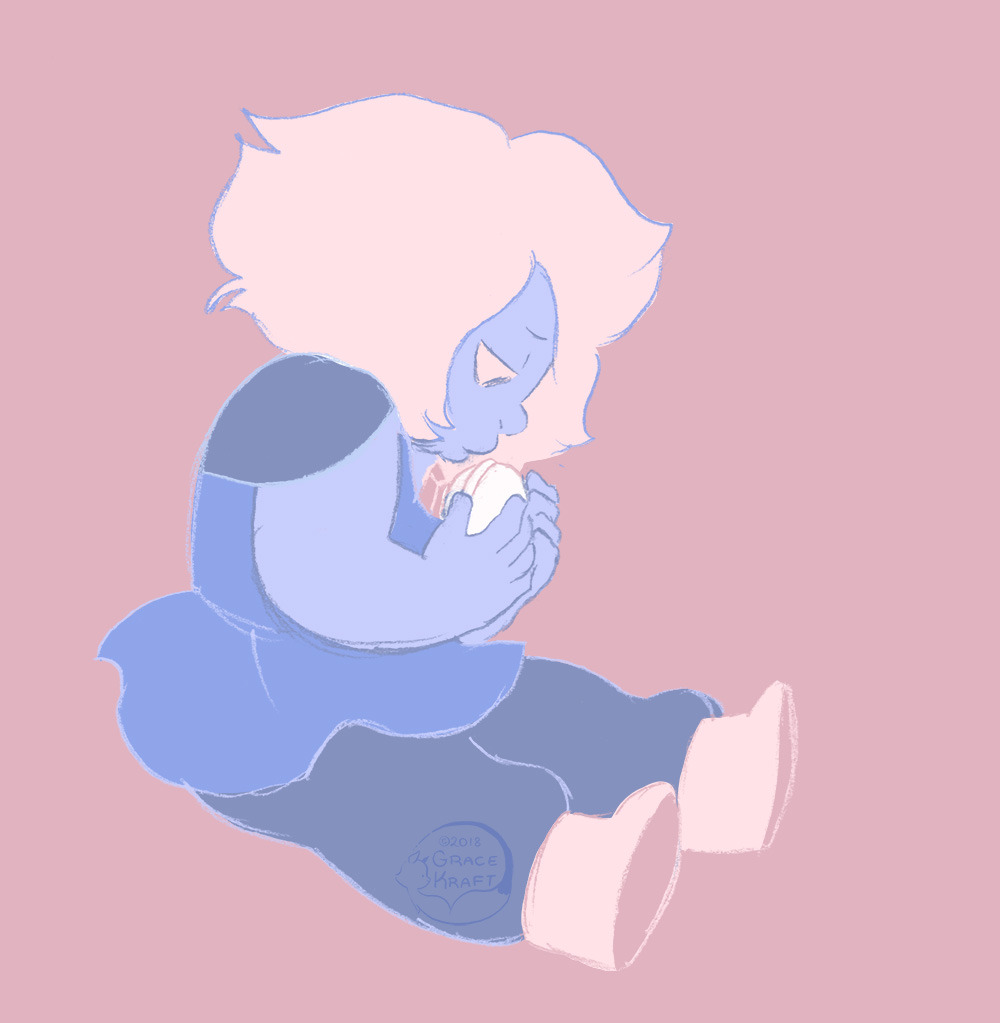 (belated) Pearlmethyst Week Day 6 - Angst


 Amethyst’s first experience with another gem reforming