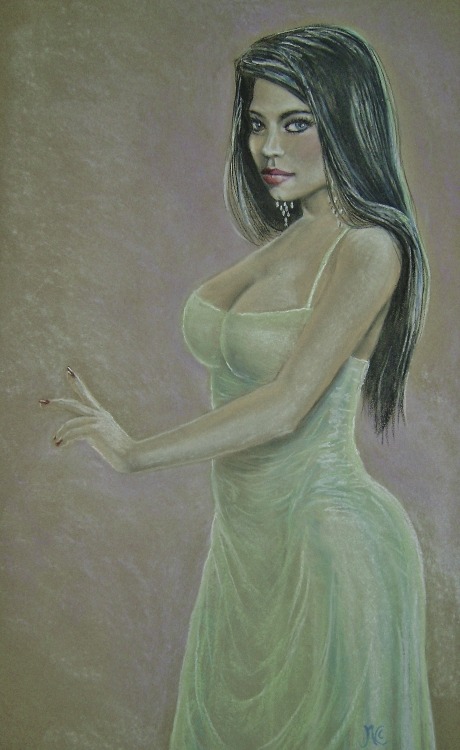 jayennis - Artist - Jay Ennis       Sasha in a Green Gown  ...
