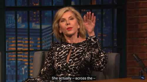 thexfilesbabe - cher greeted christine baranski in the exact way...