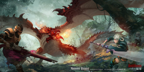 adventure-fantasy - Monster HunterbyAntilous chao
