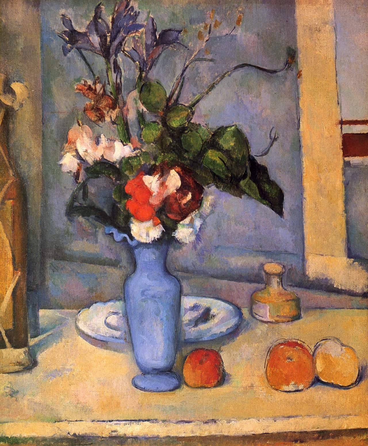 artist-cezanne:
â€œ The Blue Vase, 1887, Paul Cezanne
Size: 62x51 cm
Medium: oil on canvasâ€