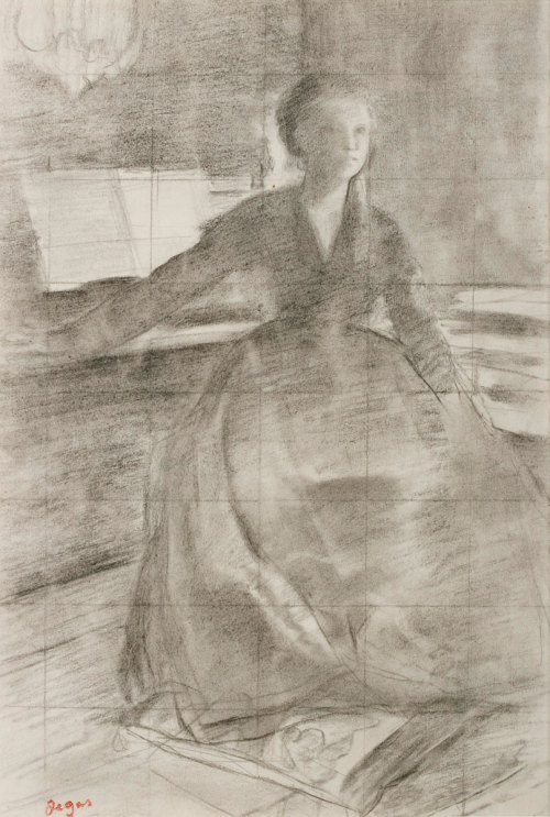 Edgar Degas (French, 1834-1917)Study of Madame Camus with...