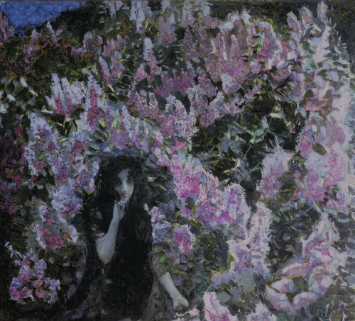 russianart - Lilac • Mikhail Vrubel, 1900