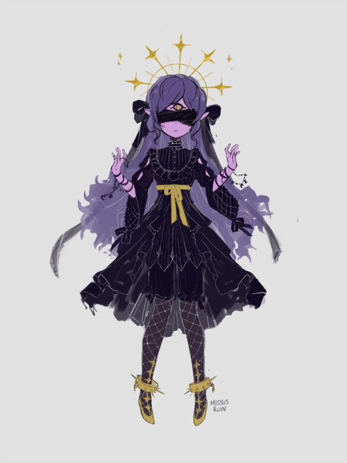 missusruin:Outfit commission for @birbycakes! Dream/royal...