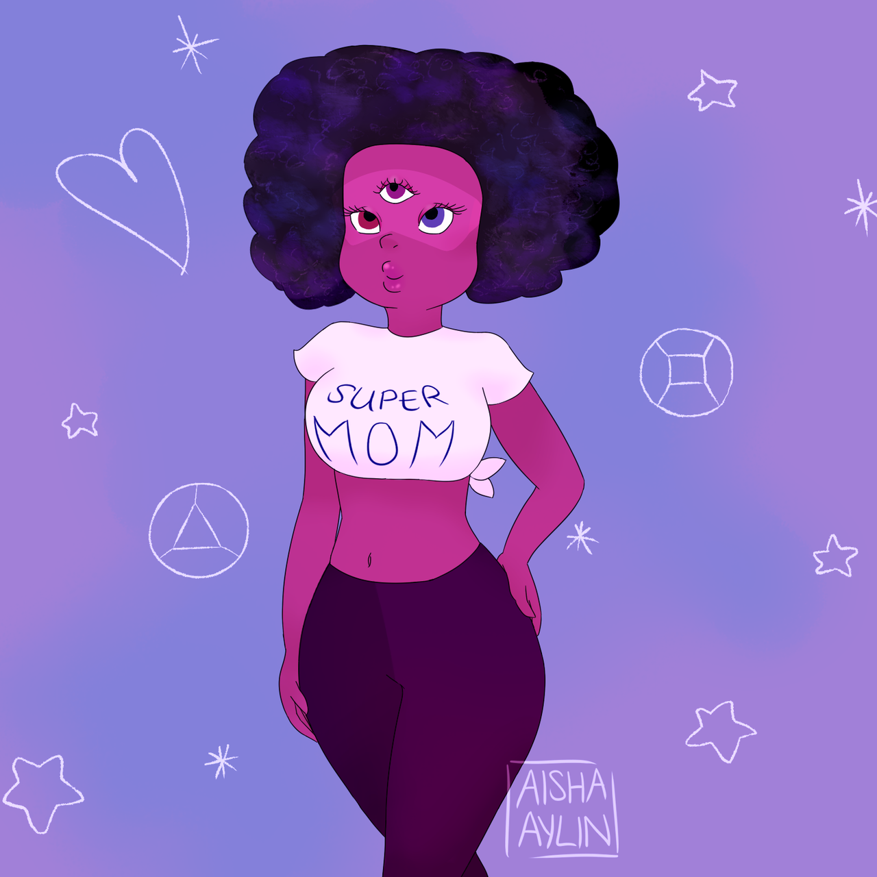 I want to draw all the super moms~ I already drew Pearl, here’s the Garnet so next is… ;)