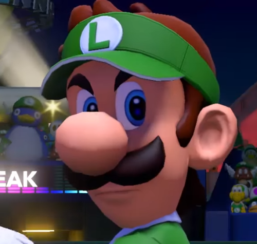 shinobi-bacon:Luigi’s keeping that death stare going in 2018!