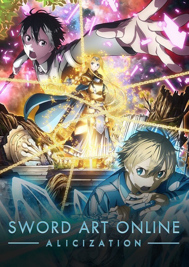 New anime key visual and PV for âSword Art Online: Alicization.â Broadcast begins October.