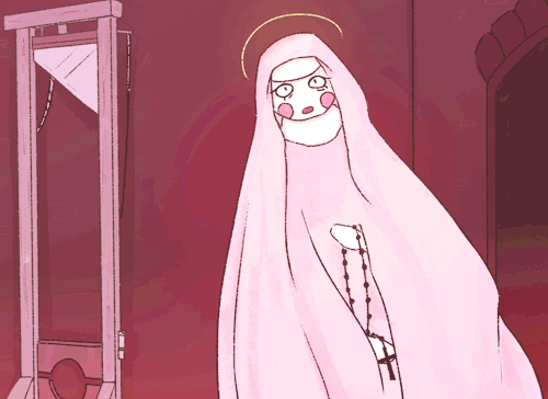 mantis-queen:Lil disguised demon gal and her nun gf