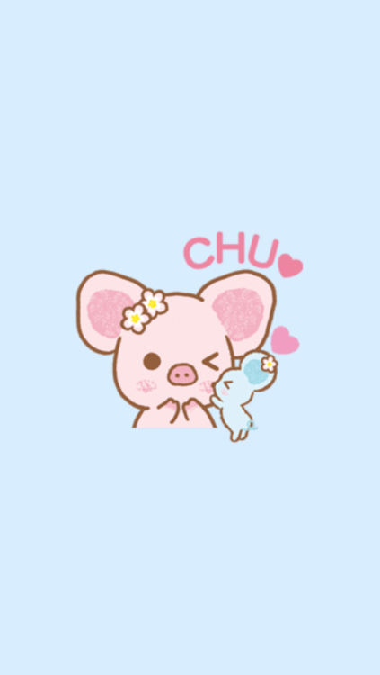 cupcakesandrainbowsxoxo:Lil piggy lockscreens requested by...