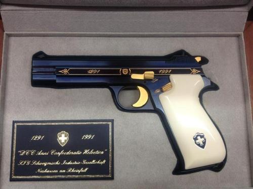 schweizerqualitaet - SIG P210 commemorative edition for the...