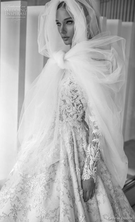 (via Crystal Design 2019 Wedding Dresses — “The Icon” Bridal...