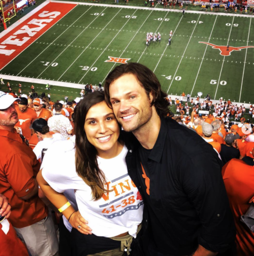 positivexcellence - Jared with fans at the Texas Longhorns Game...