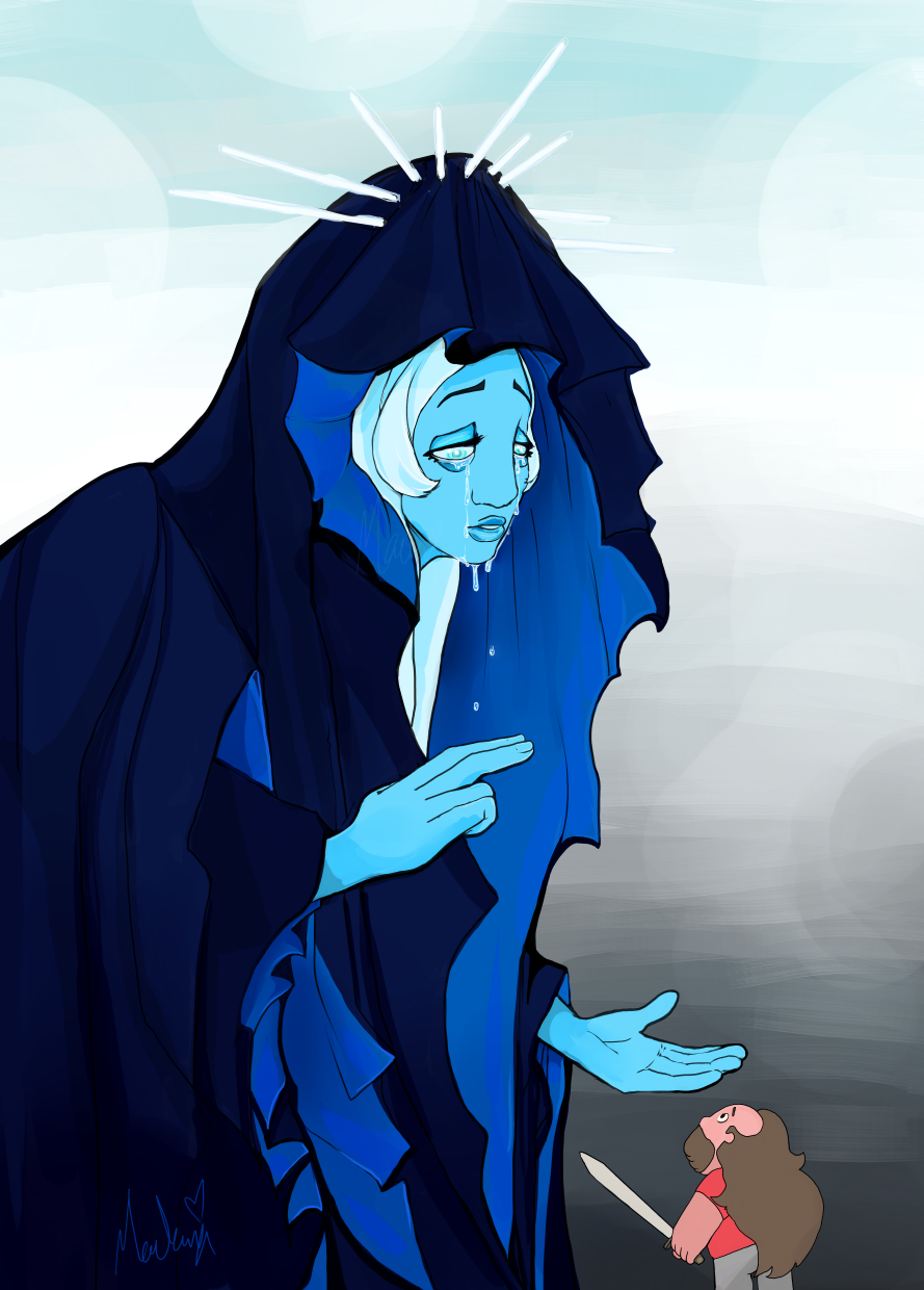 That scene when we first see Blue Diamond and she looks like a dang Dark Souls boss ♥ ♥ ♥ ♥ ♥ ♥ I love her so much.