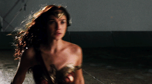 justiceleague - Gal Gadot in the “Wonder Woman” blooper reel.