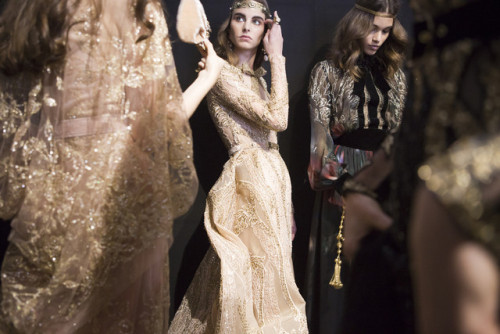 couture-constellation - backstage at elie saab | couture fall ‘17