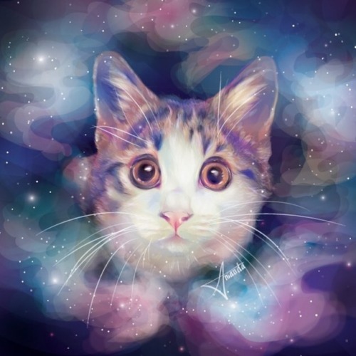 sosuperawesome - Galaxy Cats, by Starmanda Art on Etsy
