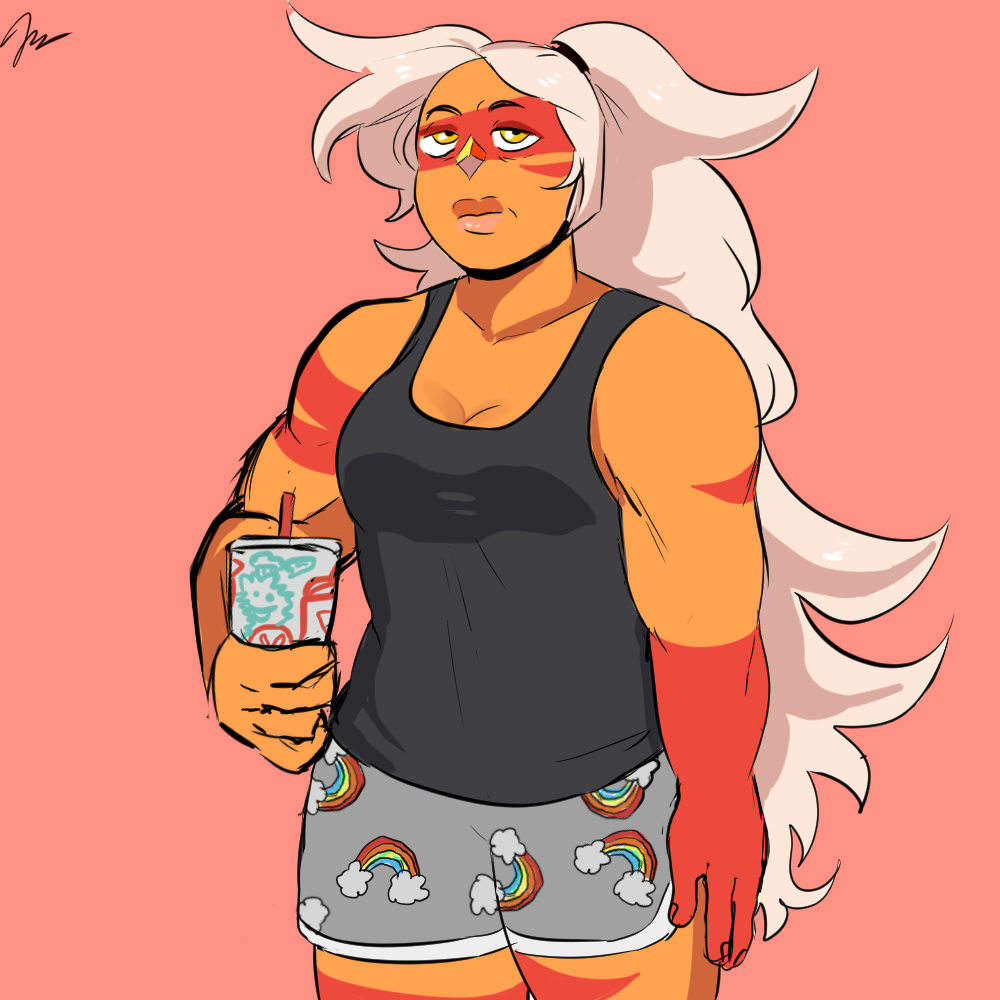 I drew her in what I’m wearing lmao