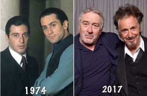 anotherbondiblonde - Al Pacino and Robert De Niro.