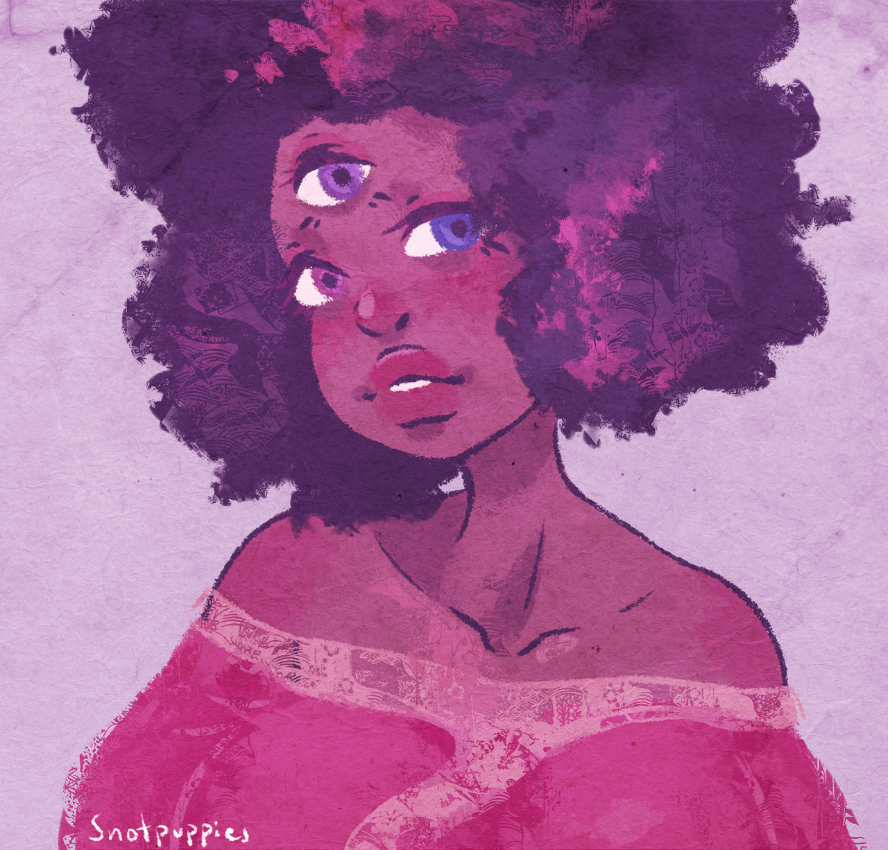 Garnet, Amethyst and Pearl – in the 80s!
