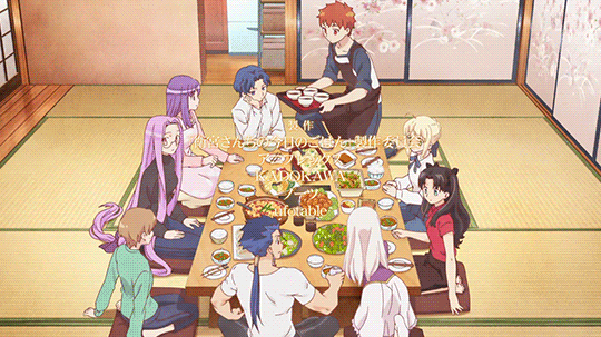 Image result for Today's Menu for the Emiya Family gifs
