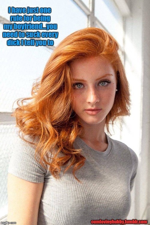 For this Gorgeous Redhead… whatever she wants !