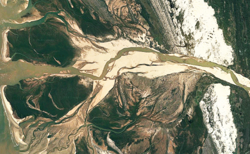 oessa - the textures of madagascar / google earth