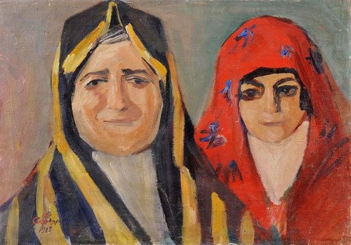 expressionism-art - Jewish Ladies in Persia, 1913, Martiros...