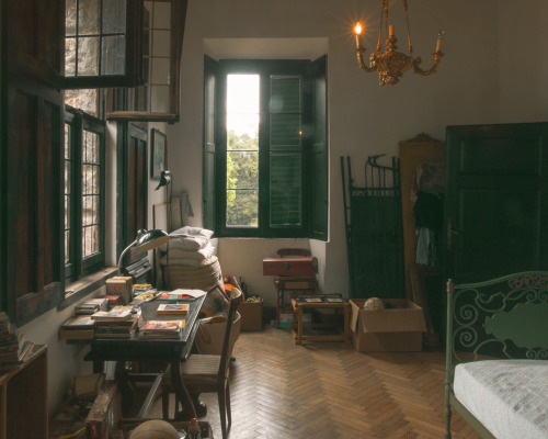 s-un-rise - vi-vin - Interiors shots in Call Me By Your Name...