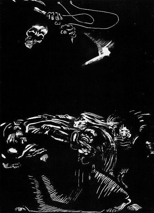 wrath-from-the-unknown - Käthe Kollwitz - Hunger (1925)