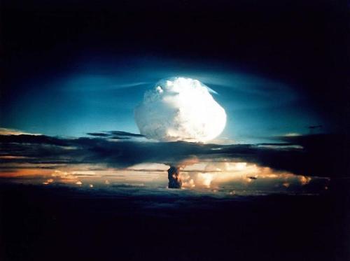 historicaltimes - Mushroom cloud from the Ivy Mike nuclear test,...