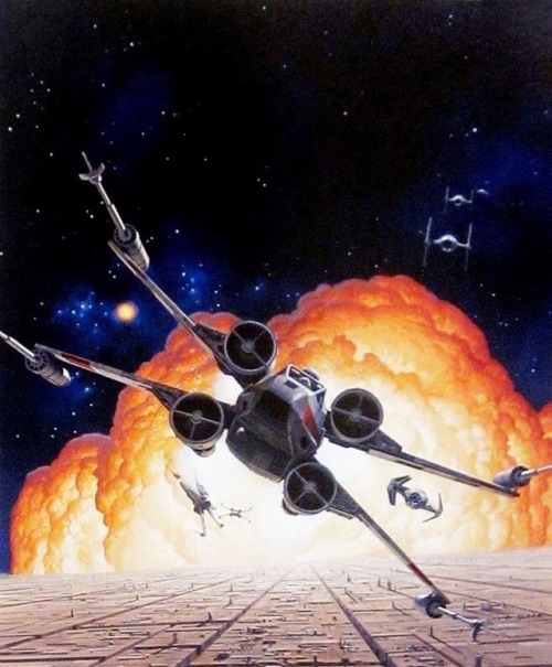 talesfromweirdland - Star Wars merchandise art by Ralph McQuarrie....