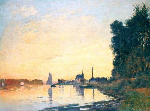 impressionism-art - Argenteuil, Late Afternoon1872Claude...