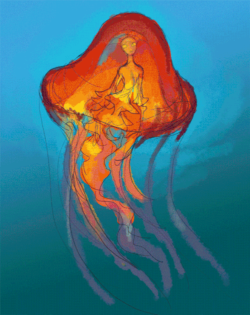 Ok, here is my other Mermay. Another chapter illustration done - ...