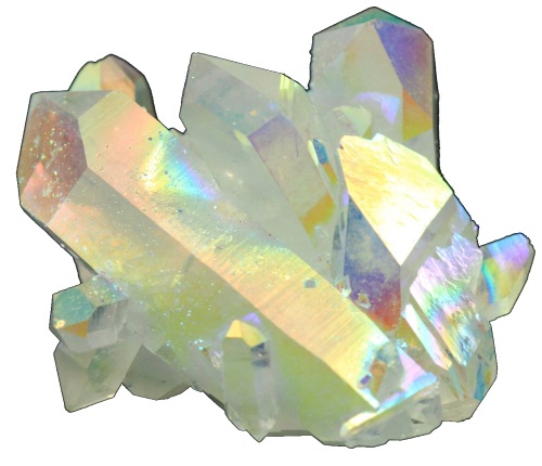 transparentgems - Opal Aura cluster