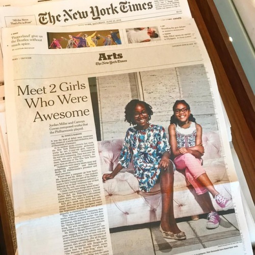 nyphil - These girls are awesome! Check out the front page of...