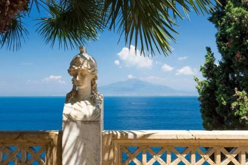 serafino-finasero - View from the gardens of Villa Astor, Naples,...