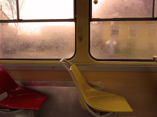 tepitome - Public transportation on a rainy day.Zagreb,...