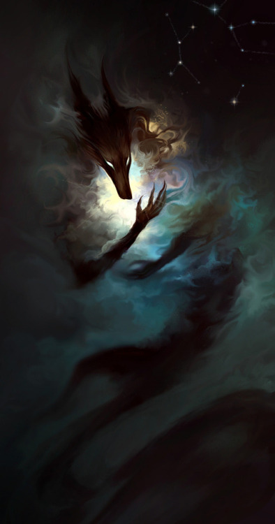 cinemagorgeous:Catching Clouds by artist Olha Riaboshapka.