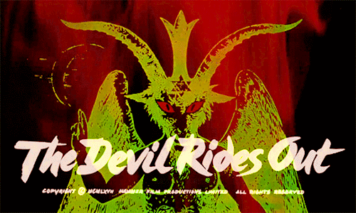 classichorrorblog - The Devil Rides OutDirected by Terence...