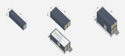prefabnsmallhomes - Bard College Media Lab (made from 4 recycled...