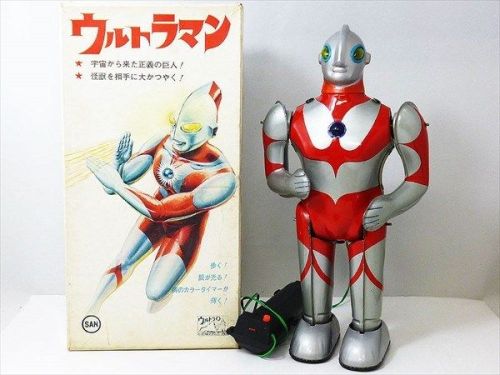 citystompers1 - 1960 Marusan Ultraman tin toy