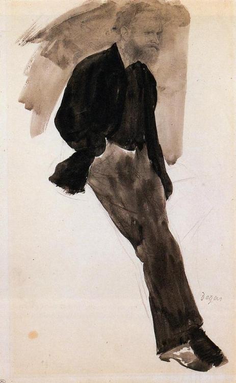 ganymedesrocks - artist-degas - Edouard Manet Standing, 1868,...