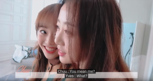 heejinsoulsgf - wow gf goals (yves sounded so caught off guard...