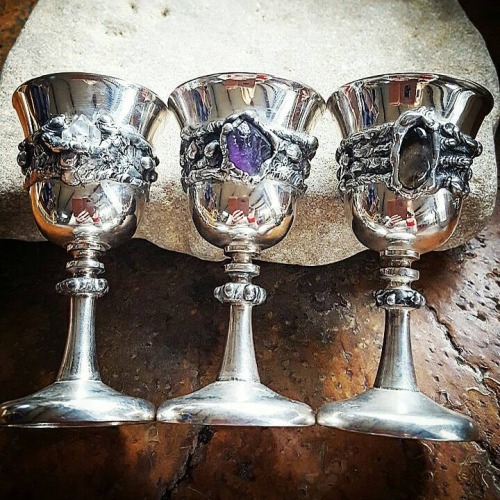 sosuperawesome - Crystal Goblets, Cutlery and Wands by Leonie...