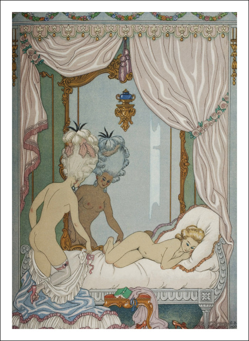 secretlesbians - George Barbier, Illustrations for Les Liaisons...