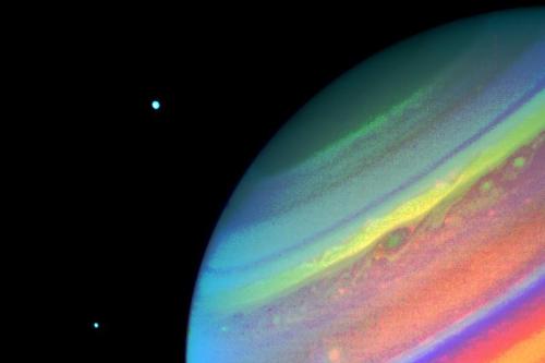 humanoidhistory:The planet Saturn, August 11, 1981, imaged by...