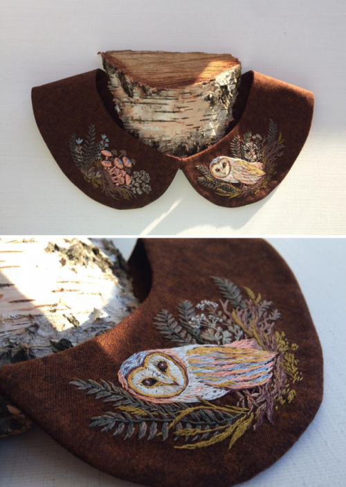 sosuperawesome - Embroidered Collars by Nadya Sheremet on...