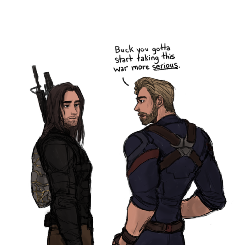 keilattes - This is going to be steve and bucky in infinity war,...